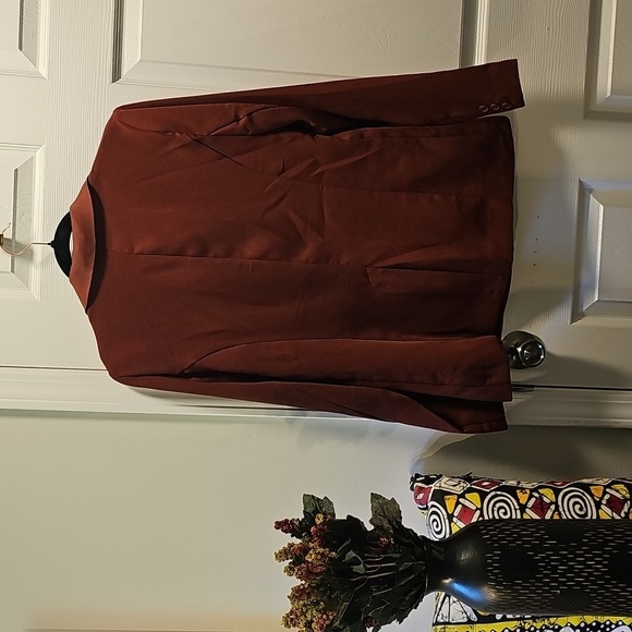 LC Lauren Conrad Deep Red Blazer - Picture 3 of 11